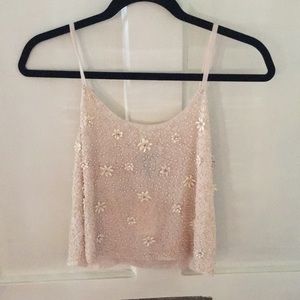 Forever 21 beaded crop top